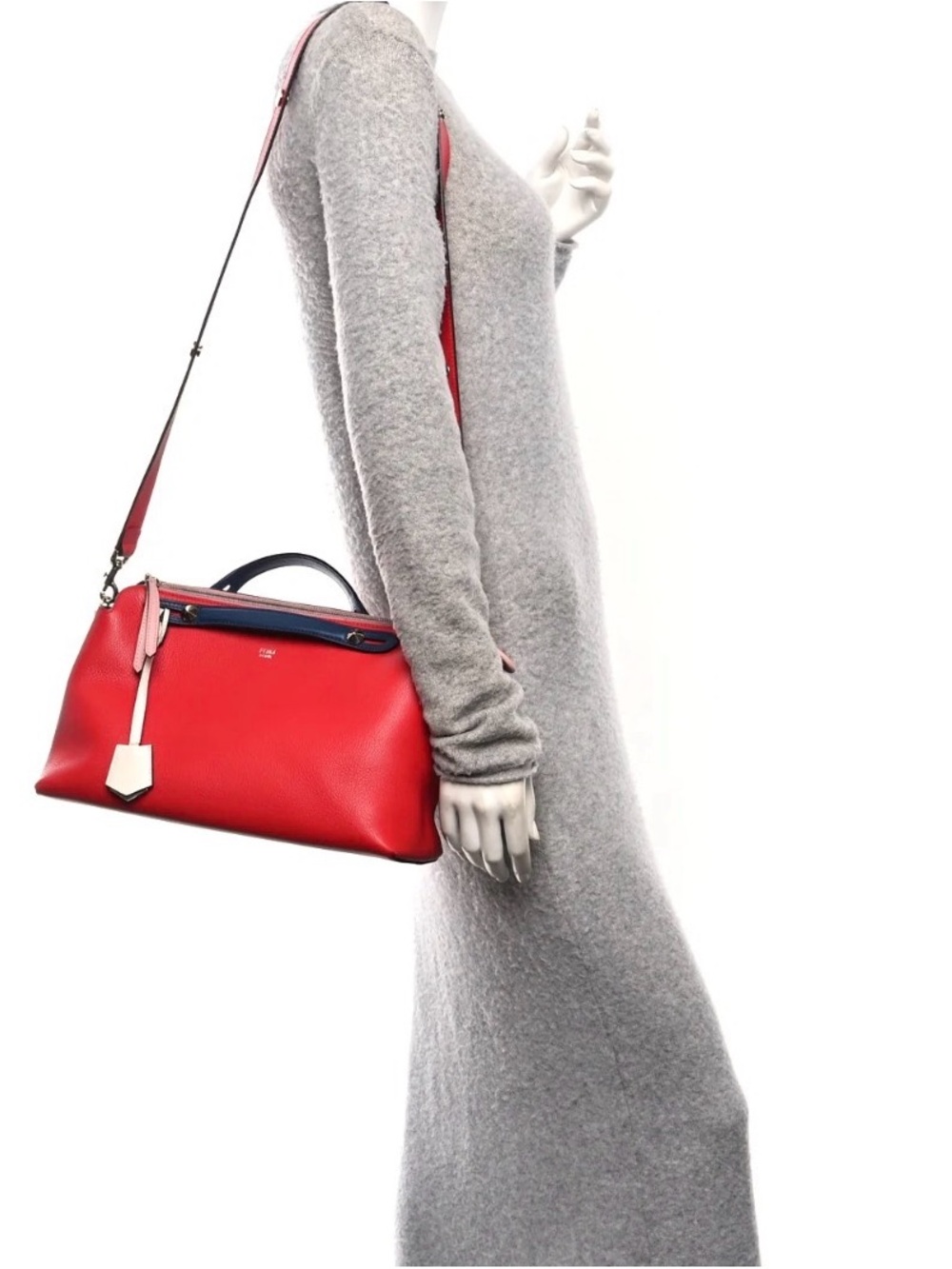 ✨💎FENDI💎✨ By the Way Four Color Leather 2 Way Bag w/COA, Dusty & Gift - Picture 2 of 12